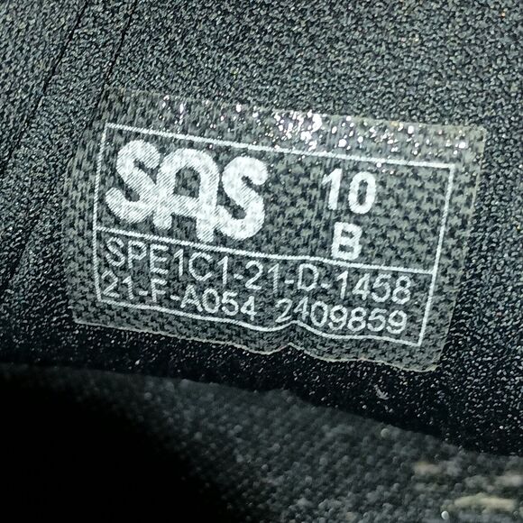 SAS Mission One Pursuit Athletic Shoes Men's Sz 10B Black Vibram Walking 10 B - Picture 8 of 16